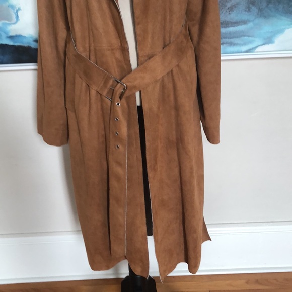 Elizabeth and James long brown jacket size M - Picture 3 of 9
